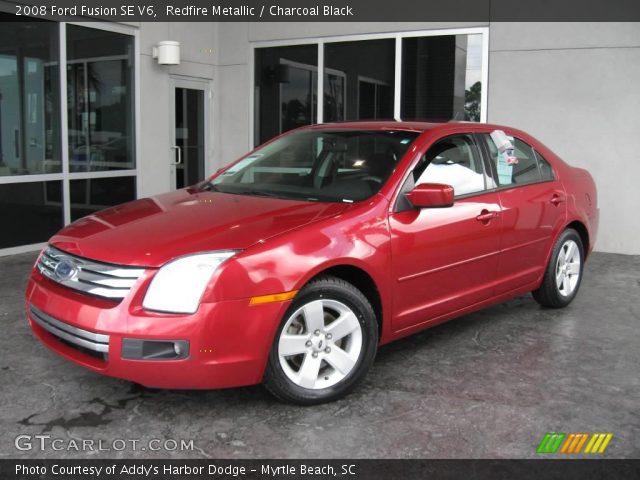 2008 Ford Fusion SE V6 in Redfire Metallic