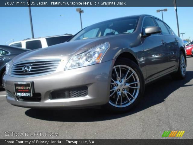 2007 Infiniti G 35 Sedan in Platinum Graphite Metallic