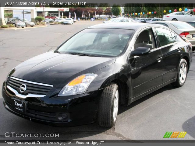 2007 Nissan Altima 2.5 S in Super Black
