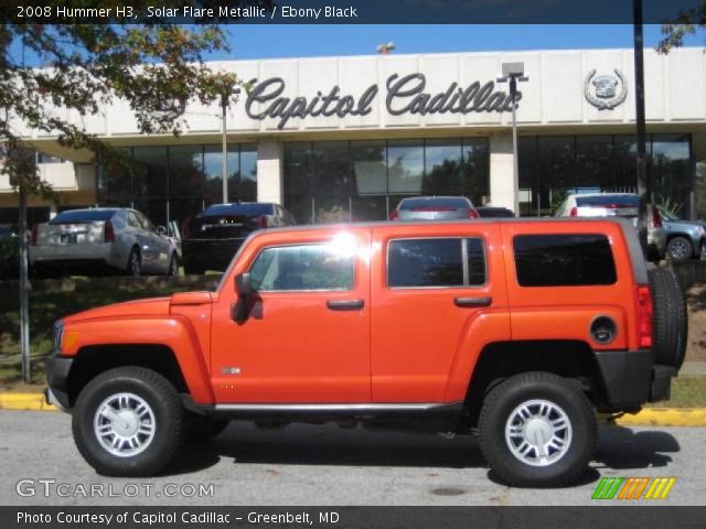 2008 Hummer H3  in Solar Flare Metallic