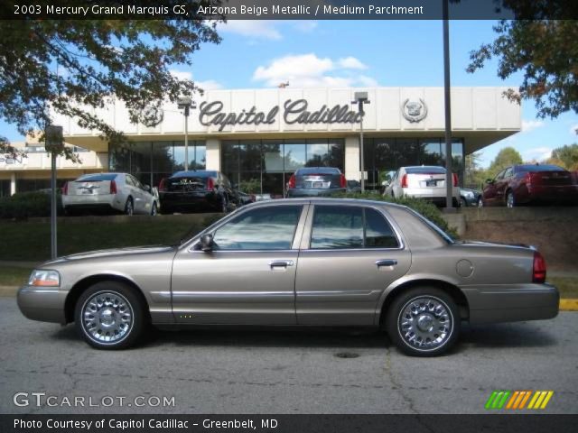 2003 Mercury Grand Marquis GS in Arizona Beige Metallic
