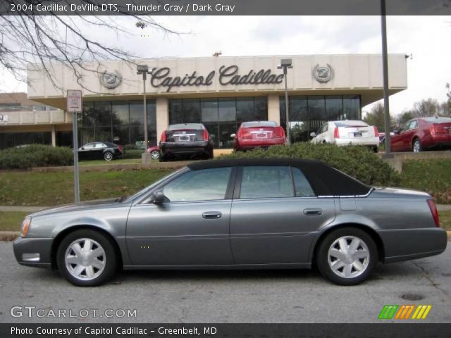 2004 Cadillac DeVille DTS in Thunder Gray