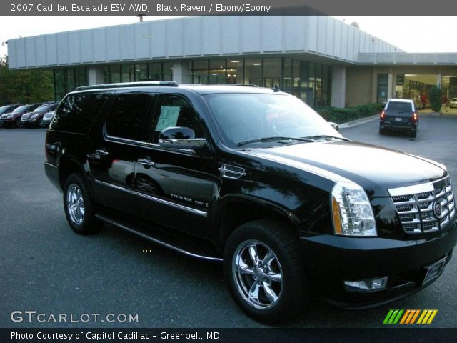 2007 Cadillac Escalade ESV AWD in Black Raven