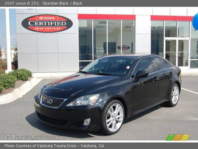 2007 Lexus IS 250 in Obsidian Black