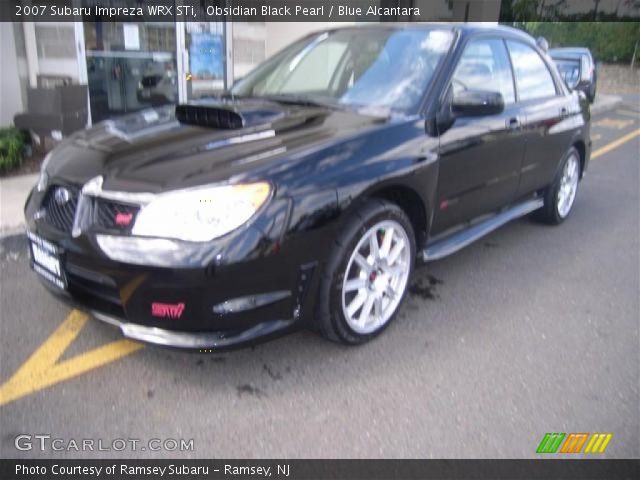 2007 Subaru Impreza WRX STi in Obsidian Black Pearl