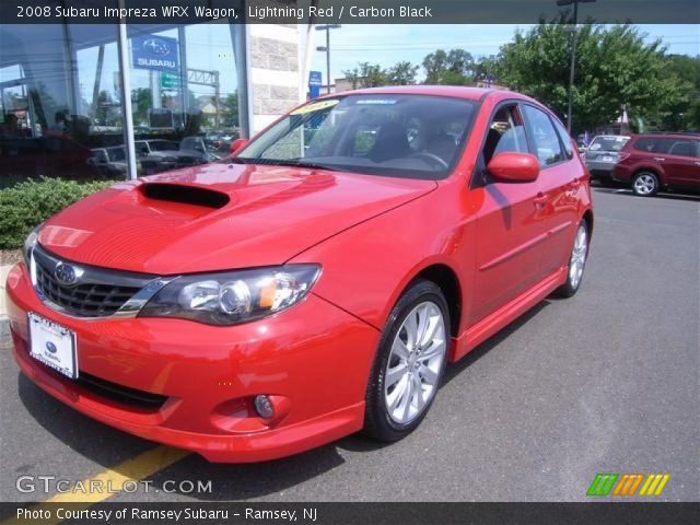 2008 Subaru Impreza WRX Wagon in Lightning Red
