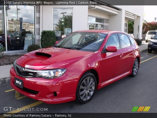 2009 Subaru Impreza WRX Wagon in Lightning Red