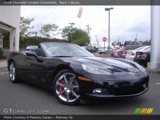 2008 Chevrolet Corvette Convertible in Black