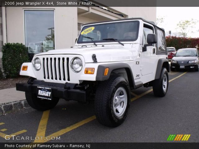 2006 Jeep Wrangler X 4x4 in Stone White
