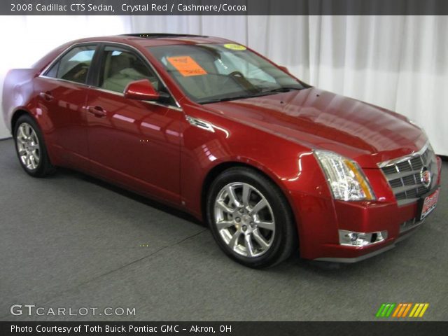 2008 Cadillac CTS Sedan in Crystal Red