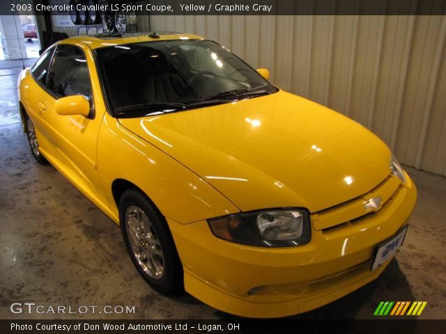 2003 Chevrolet Cavalier LS Sport Coupe in Yellow