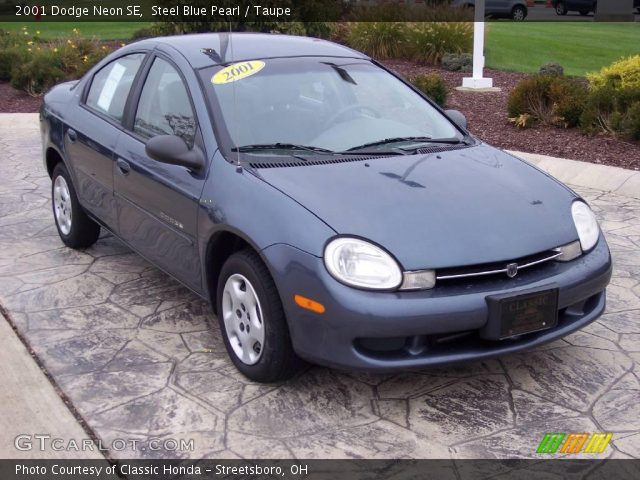 2001 Dodge Neon SE in Steel Blue Pearl