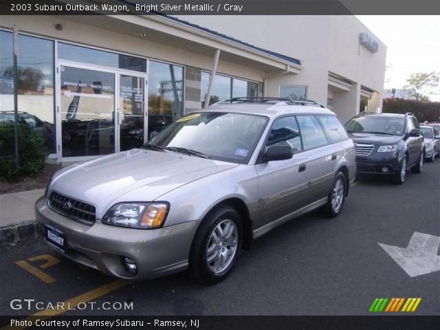 2003 Subaru Outback Wagon in Bright Silver Metallic