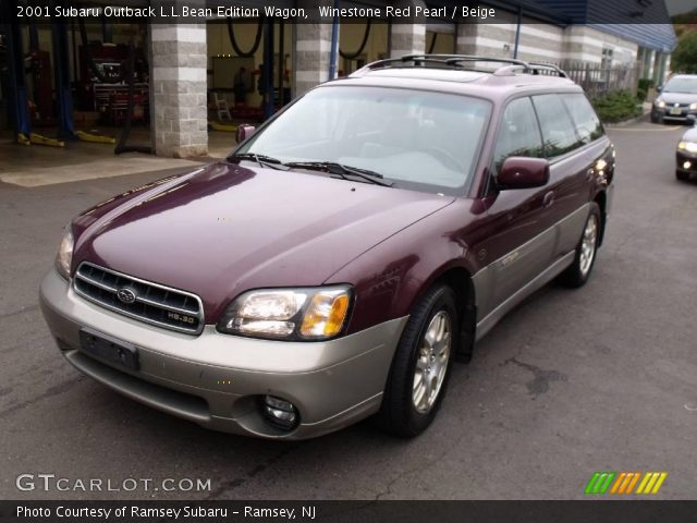 2001 Subaru Outback L.L.Bean Edition Wagon in Winestone Red Pearl