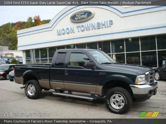 2004 Ford F250 Super Duty Lariat SuperCab 4x4 in Dark Green Satin Metallic