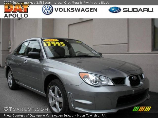 2007 Subaru Impreza 2.5i Sedan in Urban Gray Metallic