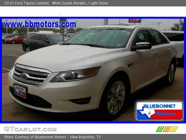 2010 Ford Taurus Limited in White Suede Metallic