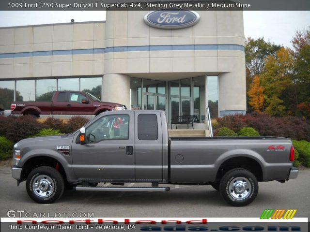 2009 Ford F250 Super Duty XLT SuperCab 4x4 in Sterling Grey Metallic