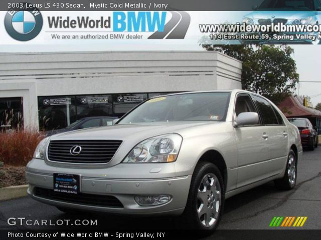 2003 Lexus LS 430 Sedan in Mystic Gold Metallic