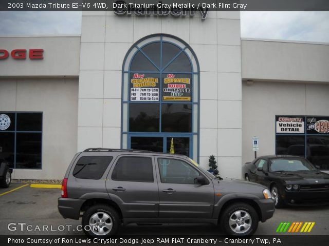 2003 Mazda Tribute ES-V6 4WD in Dark Titanium Gray Metallic