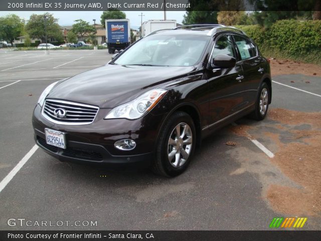 2008 Infiniti EX 35 Journey AWD in Dark Currant Red