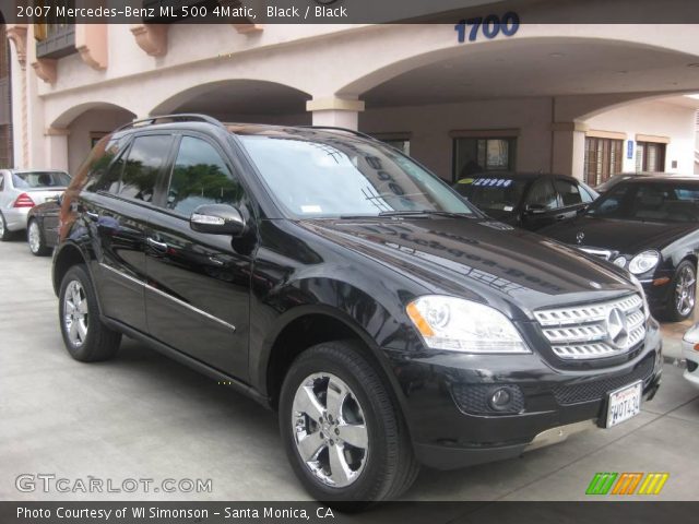 2007 Mercedes-Benz ML 500 4Matic in Black
