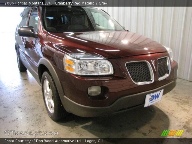 2006 Pontiac Montana SV6 in Cranberry Red Metallic