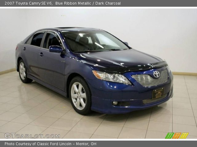 2007 Toyota Camry SE V6 in Blue Ribbon Metallic