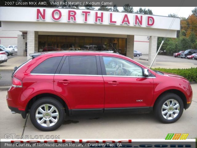 2007 Lincoln MKX AWD in Vivid Red Metallic