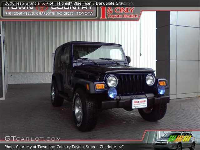 2006 Jeep Wrangler X 4x4 in Midnight Blue Pearl