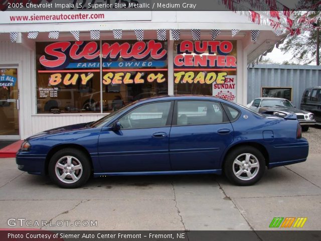 2005 Chevrolet Impala LS in Superior Blue Metallic