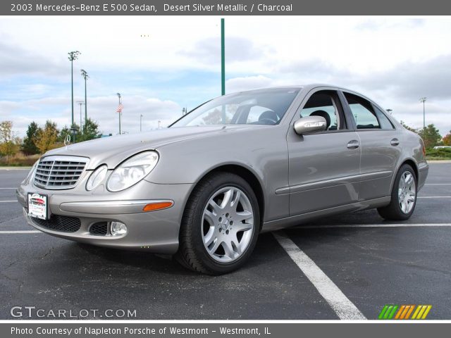 2003 Mercedes-Benz E 500 Sedan in Desert Silver Metallic