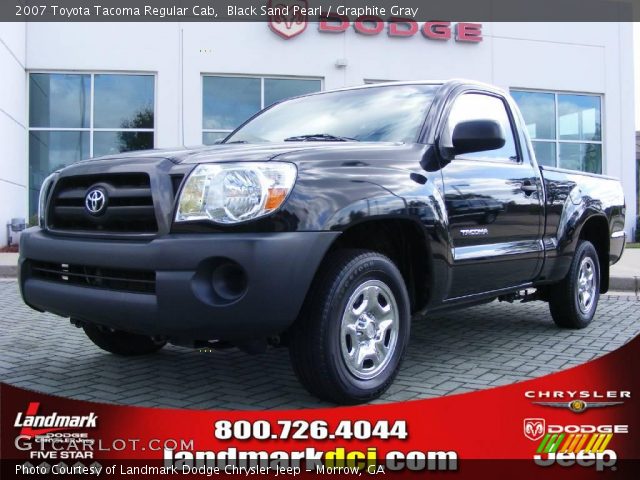 2007 Toyota Tacoma Regular Cab in Black Sand Pearl