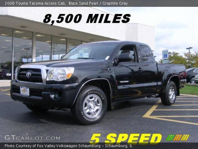 2008 Toyota Tacoma Access Cab in Black Sand Pearl