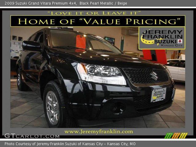 2009 Suzuki Grand Vitara Premium 4x4 in Black Pearl Metallic