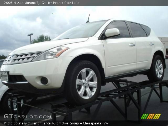 2006 Nissan Murano S in Glacier Pearl