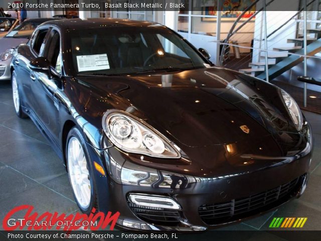 2010 Porsche Panamera Turbo in Basalt Black Metallic