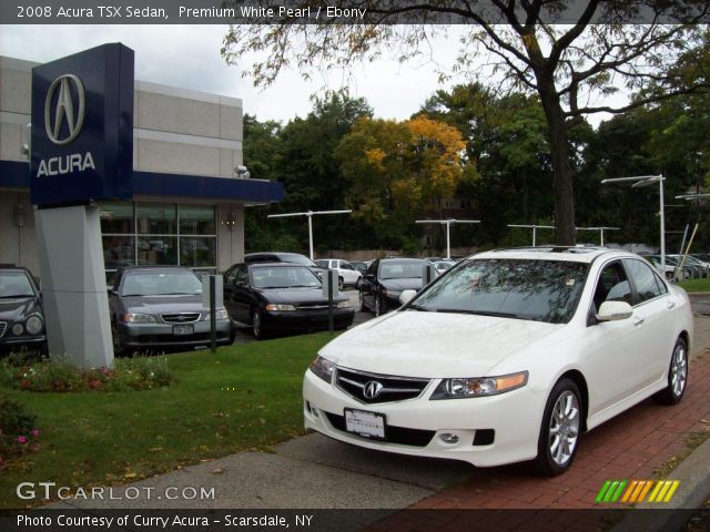 2008 Acura TSX Sedan in Premium White Pearl
