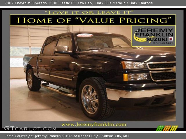 2007 Chevrolet Silverado 1500 Classic LS Crew Cab in Dark Blue Metallic