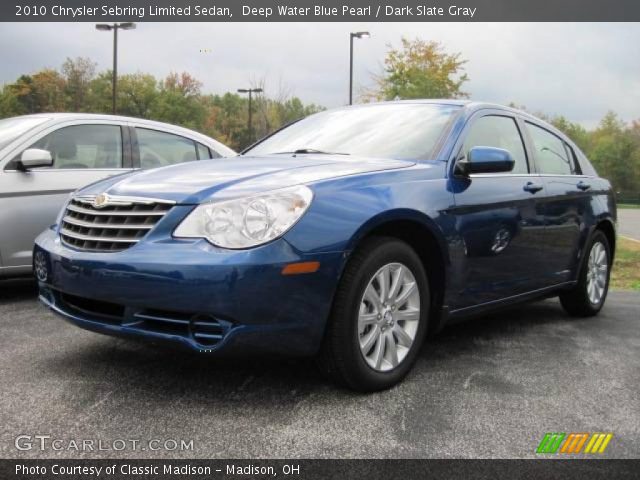 2010 Chrysler Sebring Limited Sedan in Deep Water Blue Pearl
