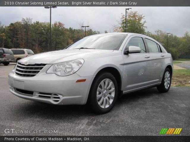 2010 Chrysler Sebring Limited Sedan in Bright Silver Metallic