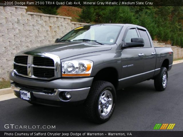 2006 Dodge Ram 2500 TRX4 Quad Cab 4x4 in Mineral Gray Metallic