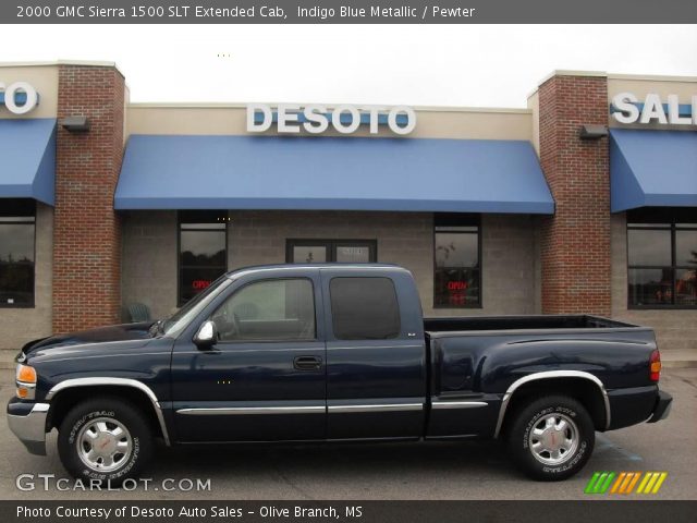 2000 GMC Sierra 1500 SLT Extended Cab in Indigo Blue Metallic