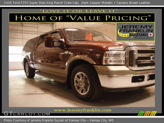 2005 Ford F250 Super Duty King Ranch Crew Cab in Dark Copper Metallic
