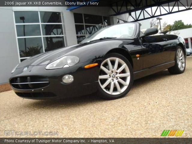 2006 Jaguar XK XK8 Convertible in Ebony Black
