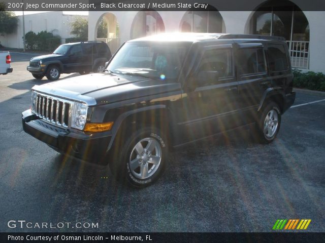 2007 Jeep Commander Sport in Black Clearcoat