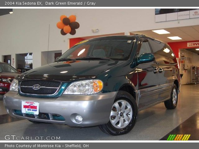 2004 Kia Sedona EX in Dark Green Emerald