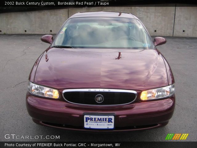 2002 Buick Century Custom in Bordeaux Red Pearl
