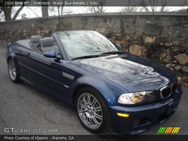 2006 BMW M3 Convertible in Mystic Blue Metallic