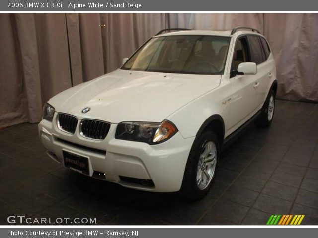 2006 BMW X3 3.0i in Alpine White